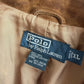 Polo Ralph Lauren (XL) Double Breasted Suede Leather Tawny Brown Coat