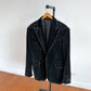 RRL Ralph Lauren (46R) Velvet Velour Floral Decorative Western Sport Jacket