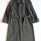 VNTG Giorgio Armani (38) Forest Green Wool/Cashmere Belted Balmacaan Overcoat