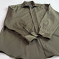 Ralph Lauren Purple Label (XL) 100% Wool Forest Green Button Shirt
