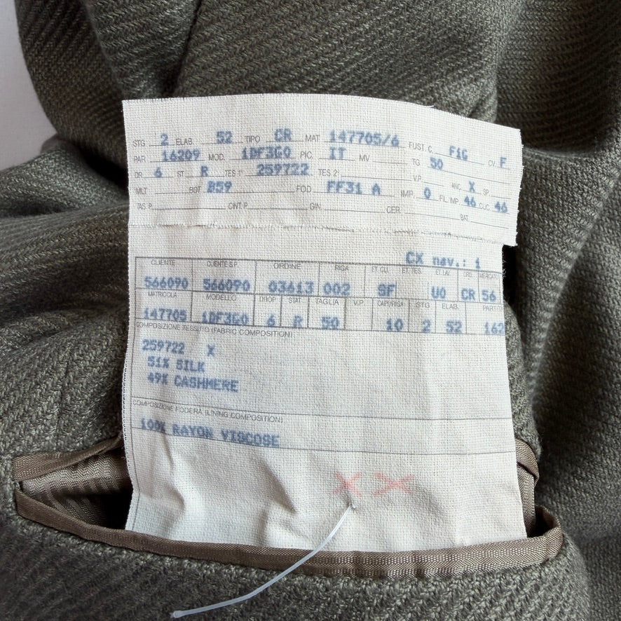 Ermenegildo Zegna (52IT) Sage Silk/Cashmere Casual Sport Coat