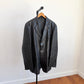 Gucci (48IT) Leather Unlined Black Surgeon Cuff Sport Coat
