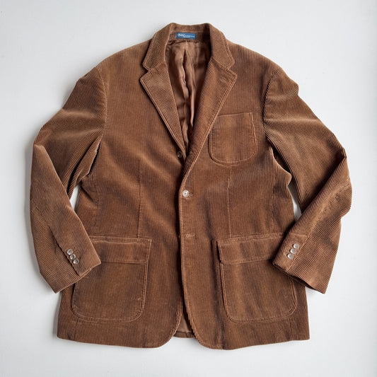 Polo Ralph Lauren (XL) Corduroy Patch Pocket Brown Sports Jacket