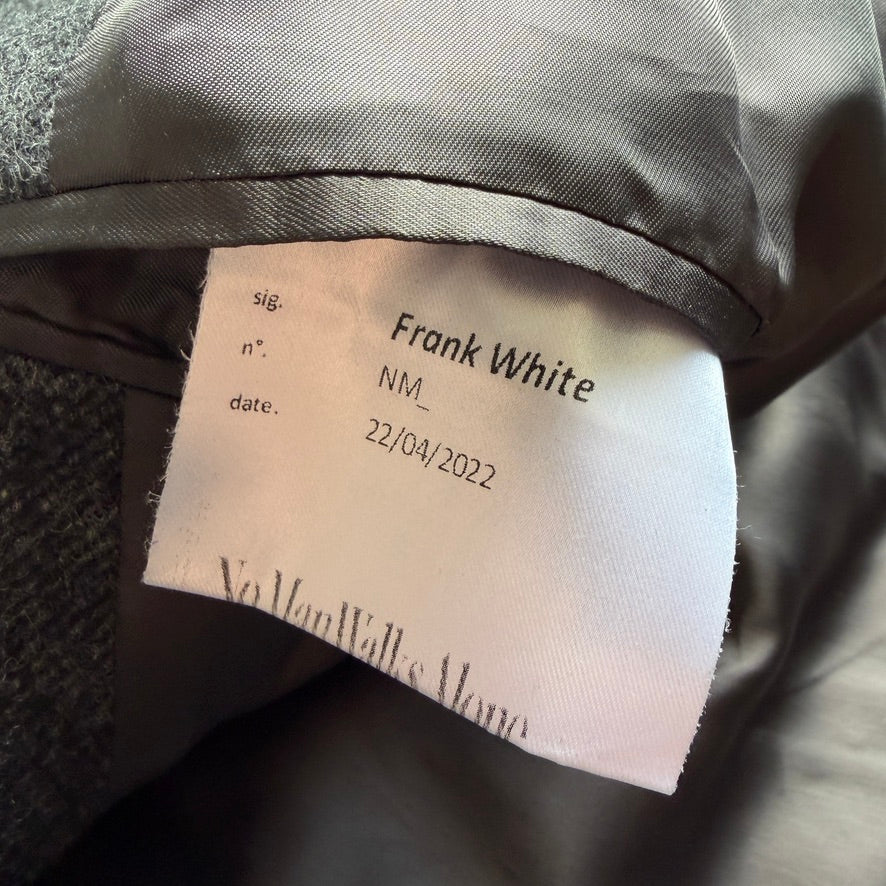 No Man Walks Alone x Sartoria Carrara (42 /52) Fox Bro Wool Double Breast Coat