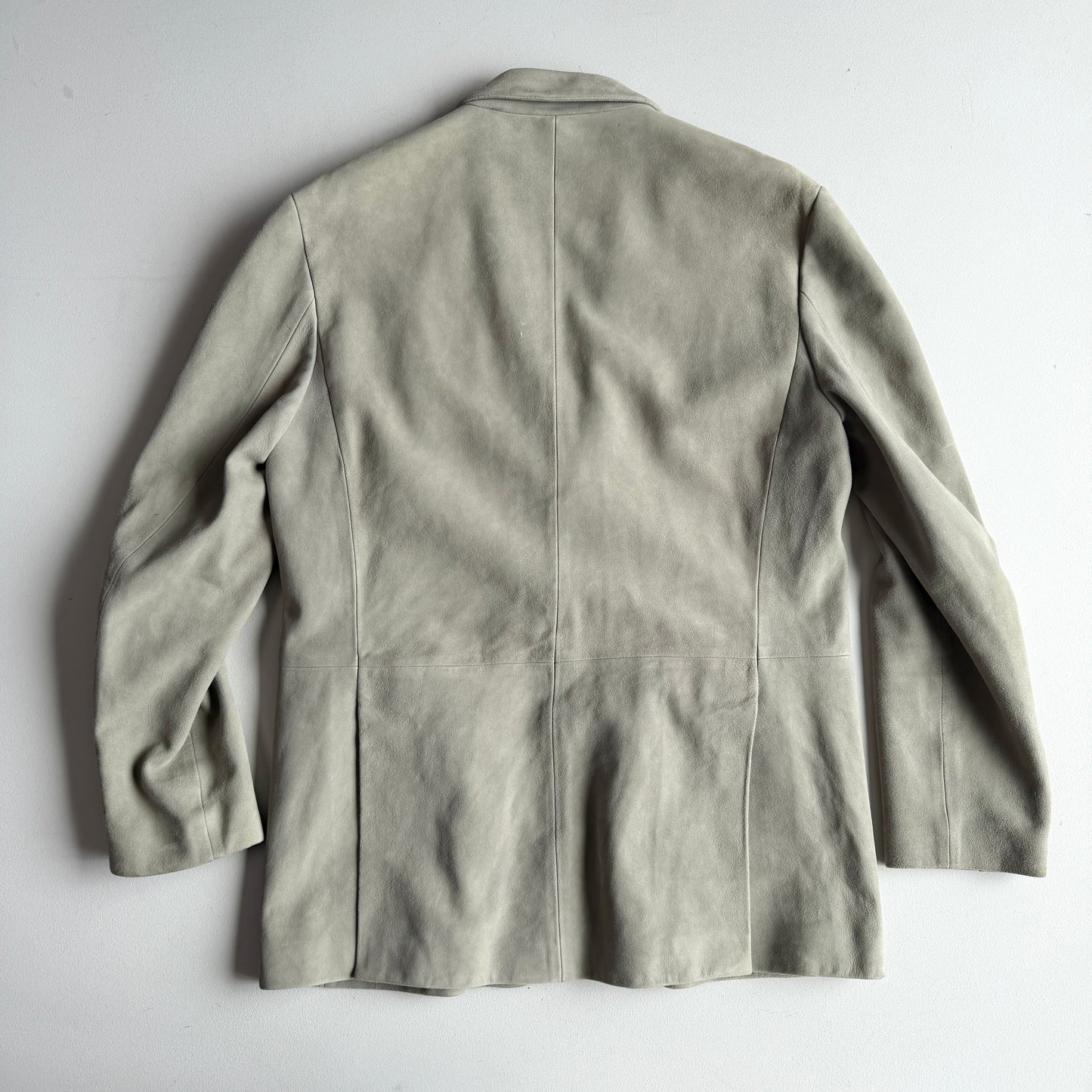 Polo Ralph Lauren (L / 42L) Sage Suede Leather Heavy Western Sport Coat
