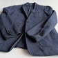 Burberry (52IT) Cotton Blend Lightly Structured Blue Sports Jacket