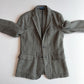Polo Ralph Lauren (40R) Half-Norfolk Wool Tweed Leather Trim Sport Coat