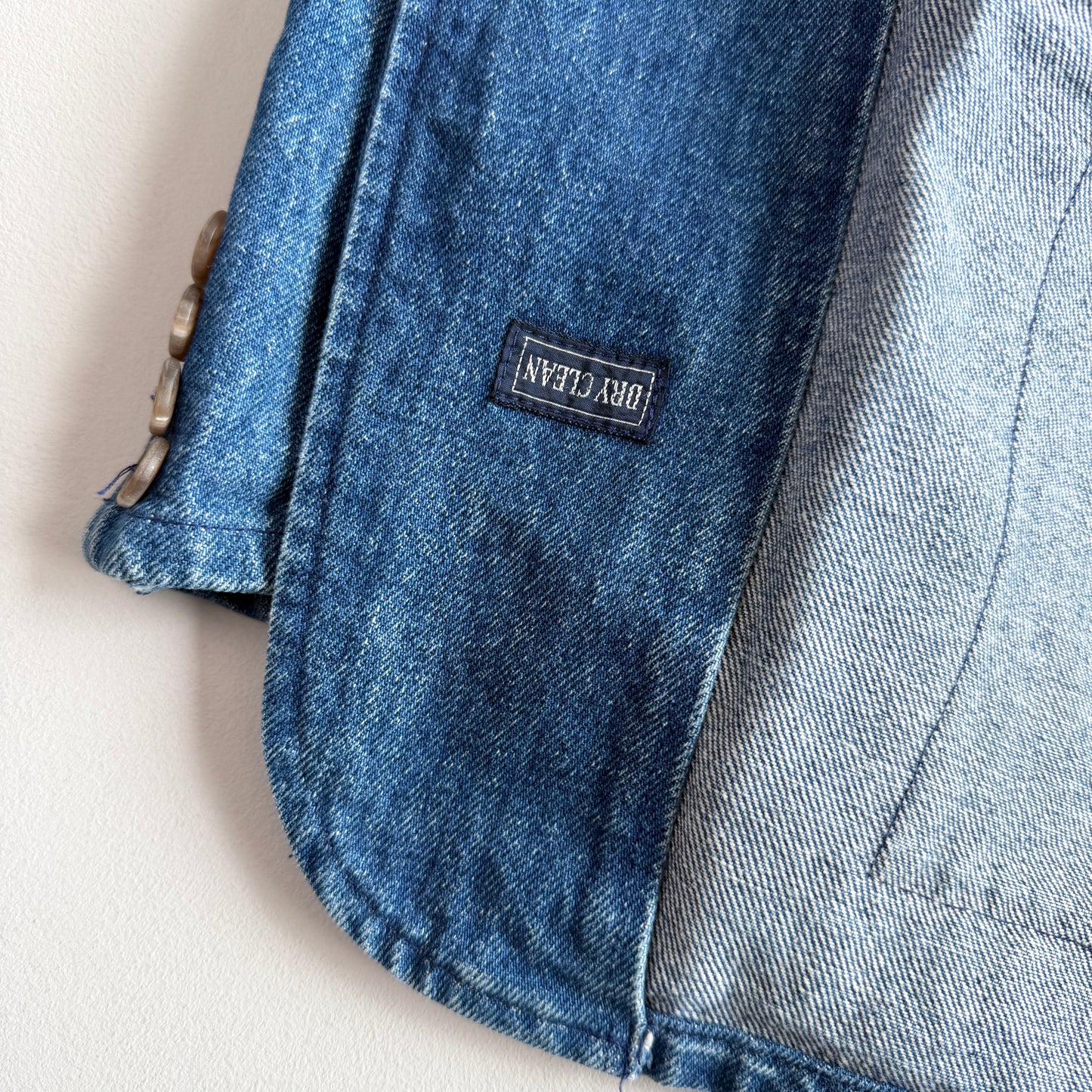 VNTG Polo Ralph Lauren (40) Indigo-Dyed Denim Western Sports Jacket