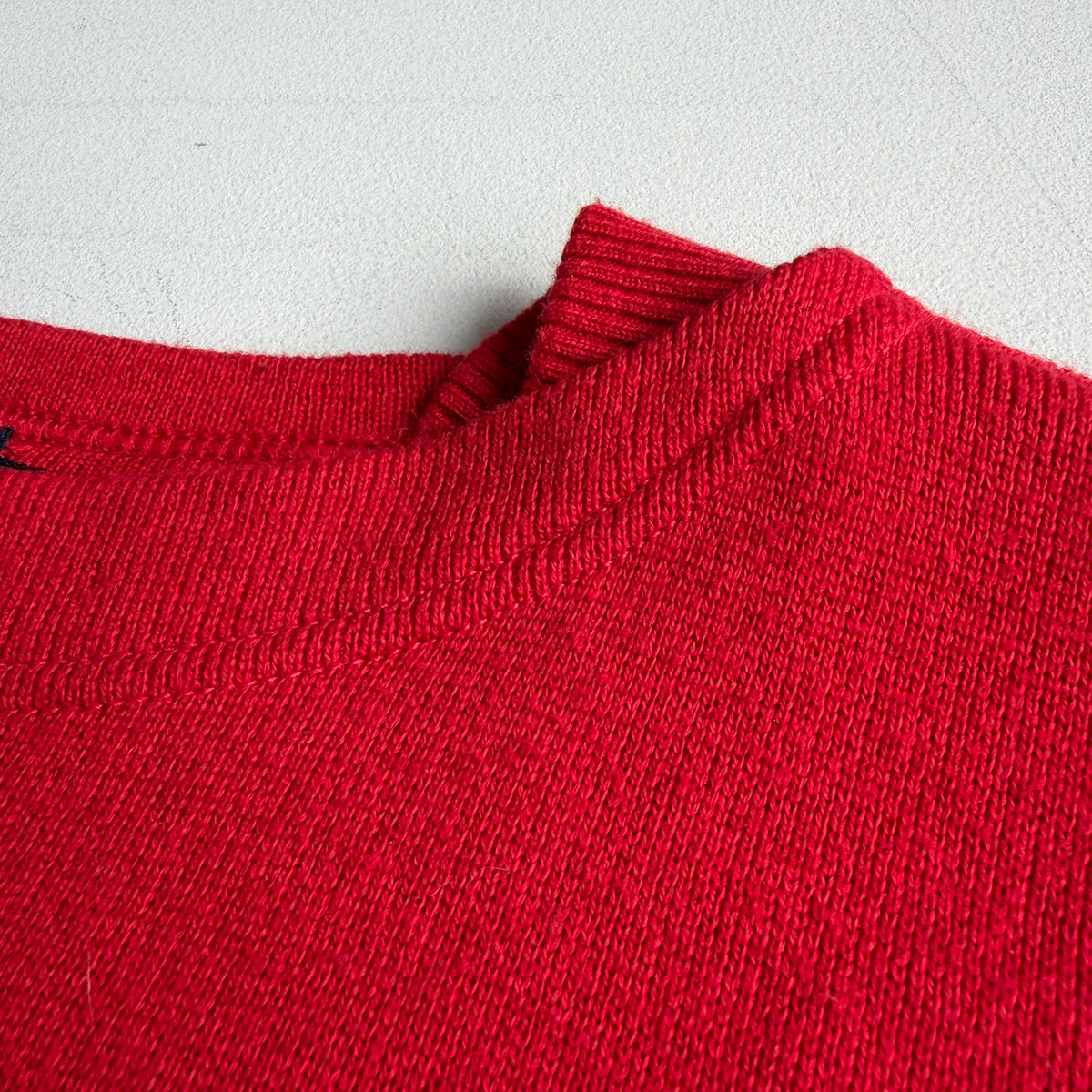 RARE VNTG Polo Ralph Lauren (XL) CP RL-92 Cotton/Wool/Cashmere Red Sweater