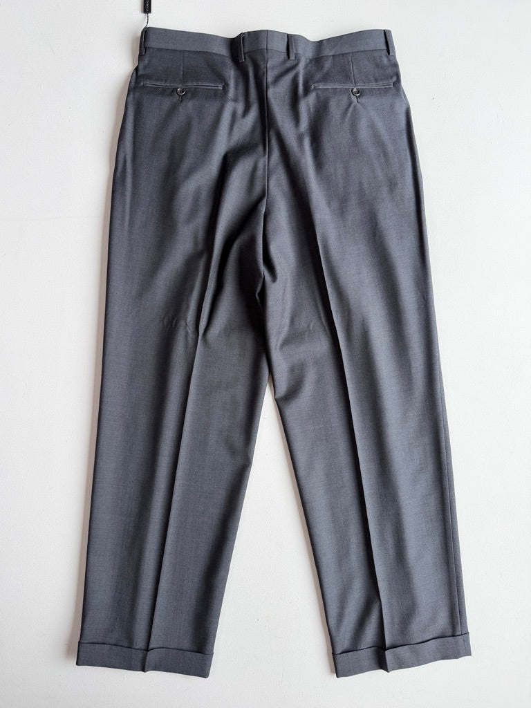 NWT Canali (36W) Cavalry Twill 100% Wool Pleated Relaxed Trouser Pants