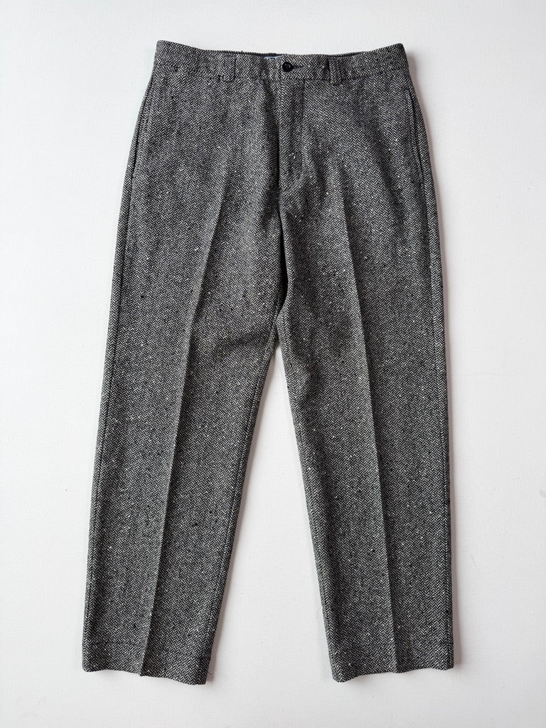 Polo Ralph Lauren (33x30) Back-Cinch Wool Tweed Herringbone Pants