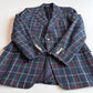 VNTG Polo Ralph Lauren (41L) Wool/Linen Full-Canvas Tartan Plaid Sport Coat