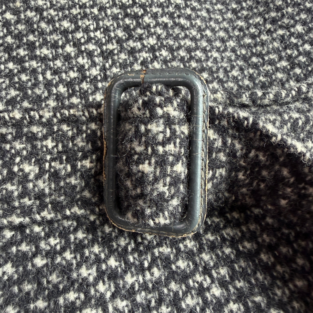 VNTG Giorgio Armani MANI (42R) 100% Wool Tweed Belted Balmacaan Overcoat