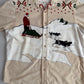 VNTG Polo Ralph Lauren (M) Arctic Sled Dog Flannel Cotton Shirt