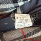 VNTG Burberry (50 /52) Gray Wool/Cashmere Leather Trim Duffle Coat