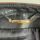 Dolce & Gabbana (48IT / M) Black Leather Brass Zipper Cafe Racer Jacket