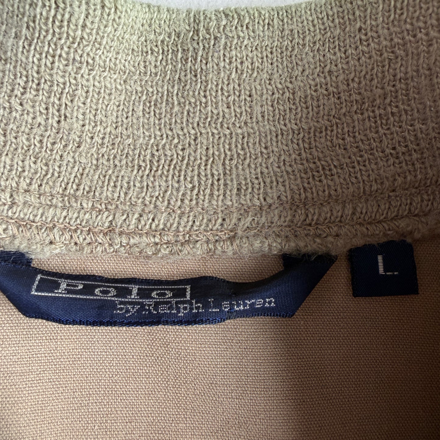 VNTG Polo Ralph Lauren (L) Sage/Olive WWII Military Raglan Bomber Jacket