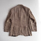 Polo Ralph Lauren (42L) Brown 100% Flax Tweed Herringbone Sport Coat