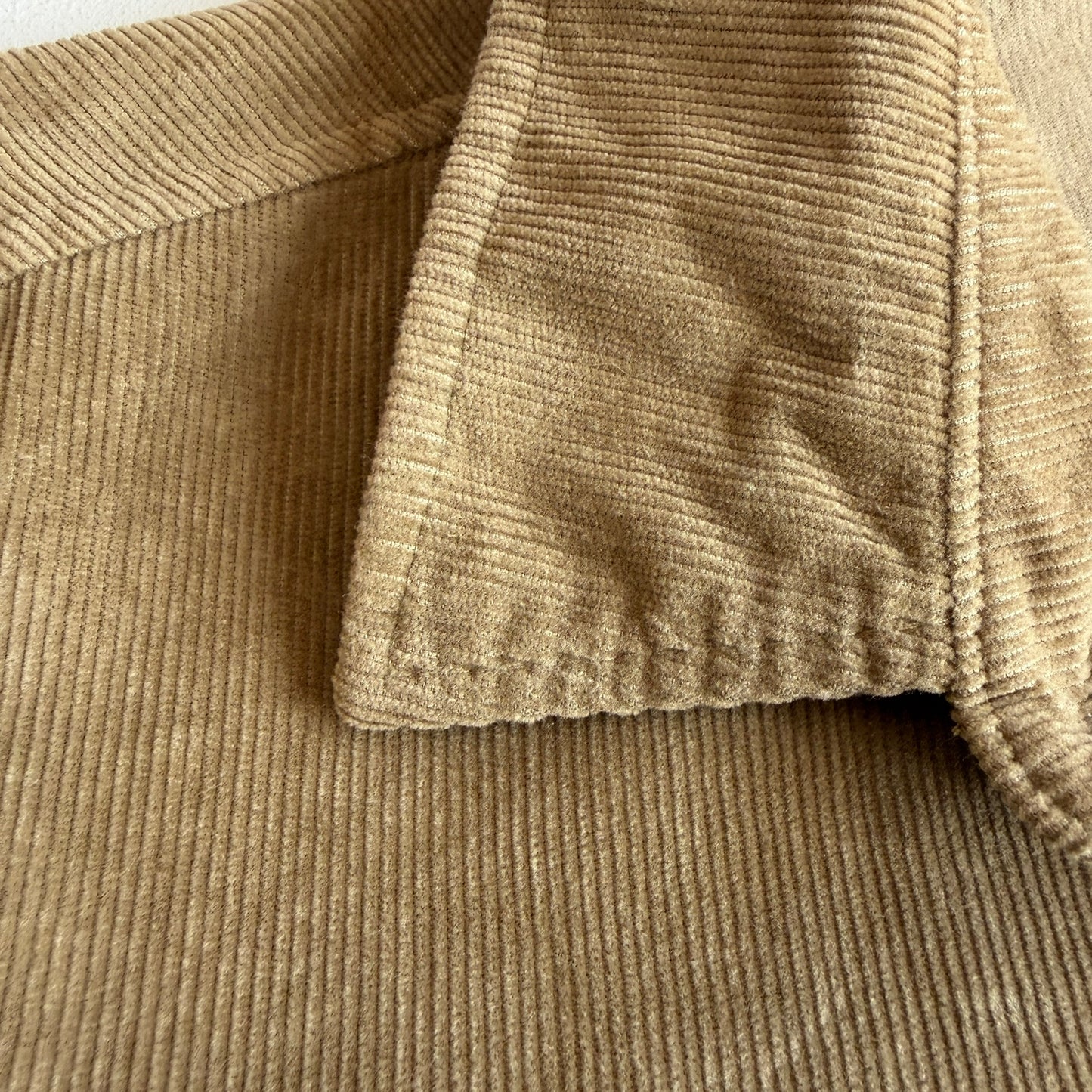 MINT! Private White V.C. (5 / L) Peanut Brown Corduroy Button Overshirt