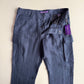 NWT Ralph Lauren Purple Label (36x32) Linen/Wool/Silk Herringbone Cargo Pants