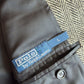 NWT Polo Ralph Lauren (L) Tweed Herringbone Wool Suede Patch Sport Coat