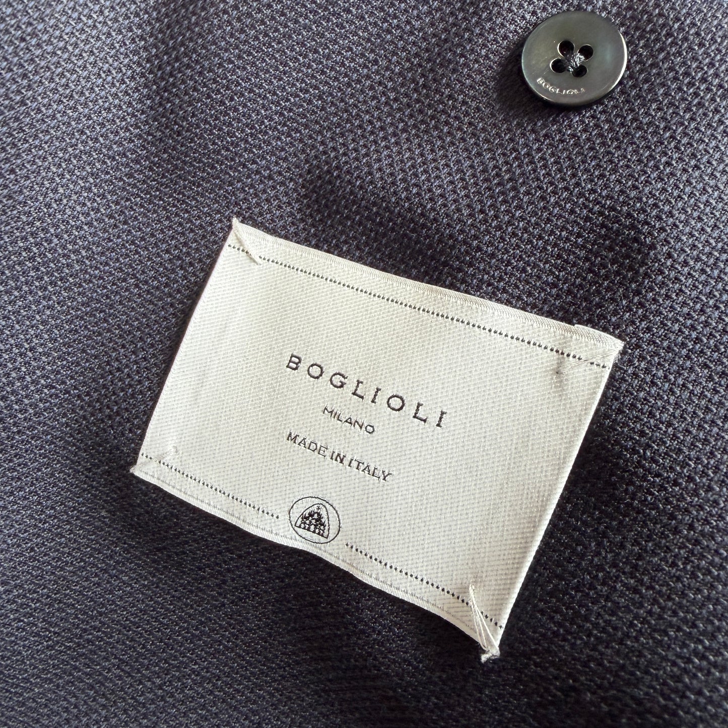 Boglioli (50 IT) Navy Blue 100% Wool Unstructured 3-2 Roll K Jacket Sport Coat