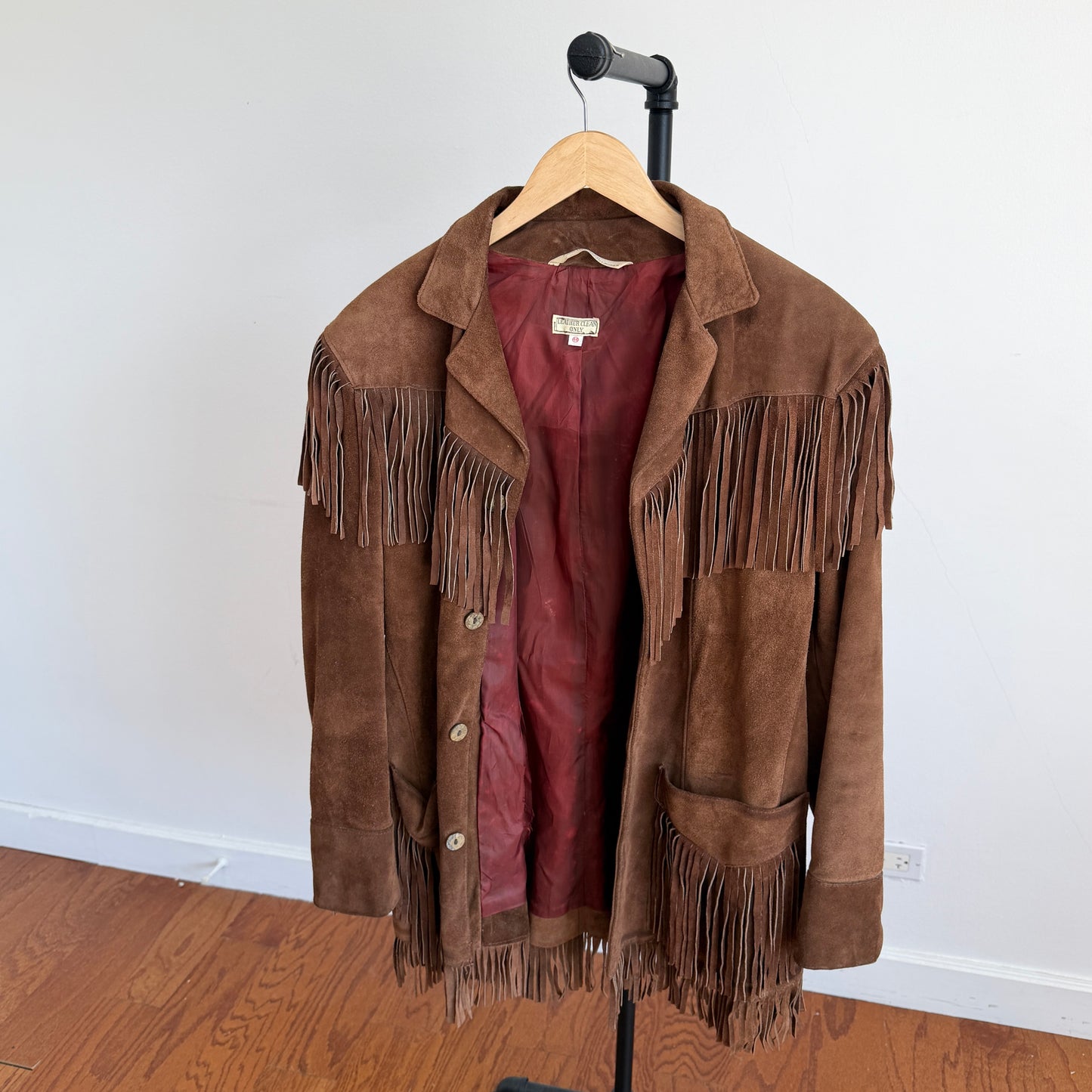 VERY OLD Ralph Lauren Polo Western (40/42) Suede Leather Fringe Western Jacket