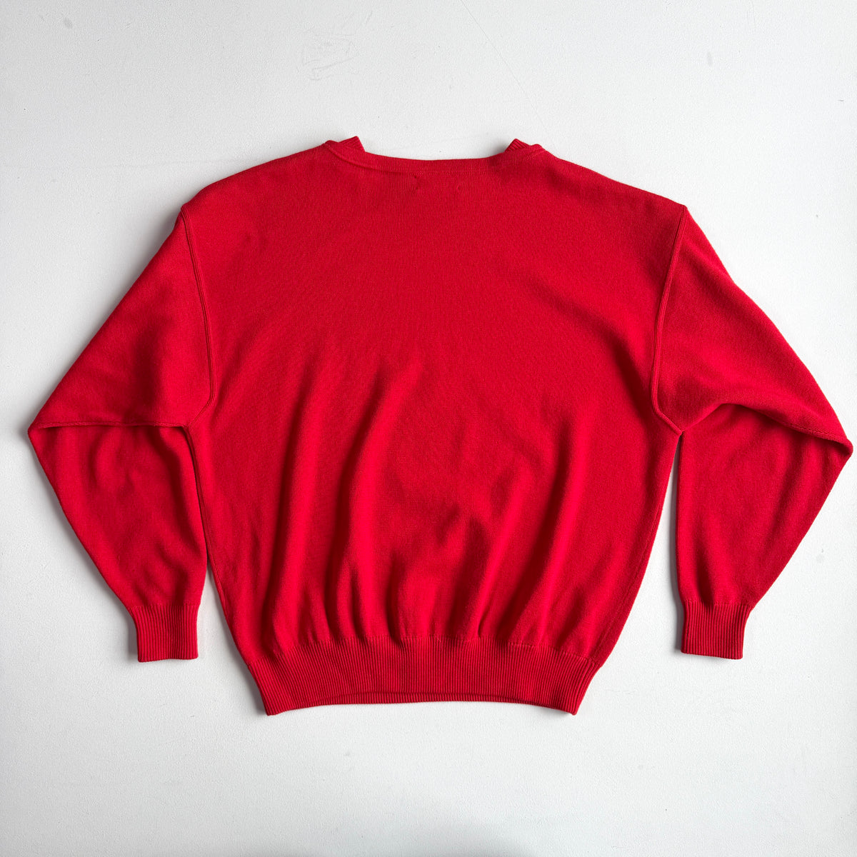 RARE VNTG Polo Ralph Lauren (XL) CP RL-92 Cotton/Wool/Cashmere Red Sweater