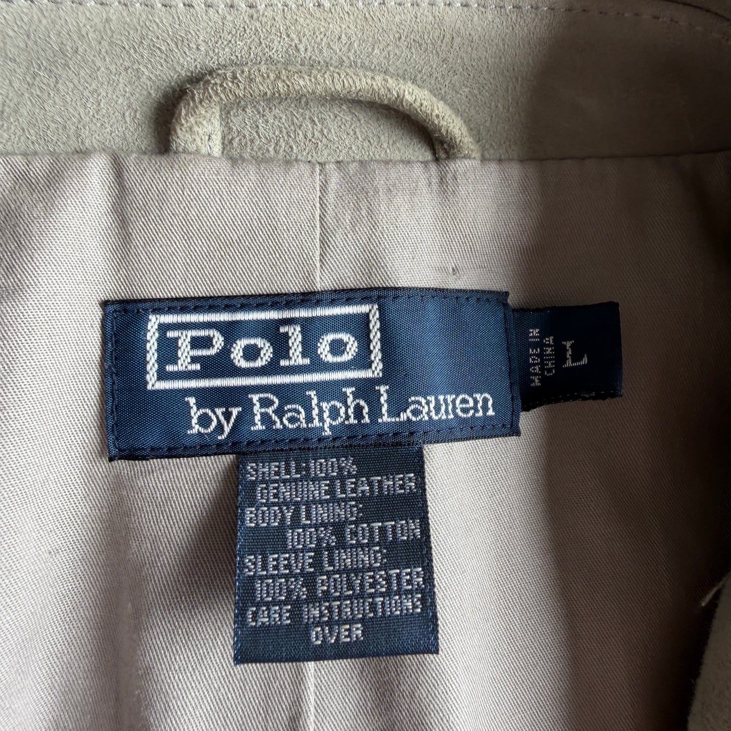 Polo Ralph Lauren (L / 42L) Sage Suede Leather Heavy Western Sport Coat