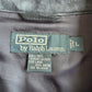 Polo Ralph Lauren (L) Blue Suede Leather Safari Belted Jacket Coat