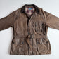Polo Ralph Lauren (2XL) Leather Raglan Sleeve Belted Cotton Lined Coat