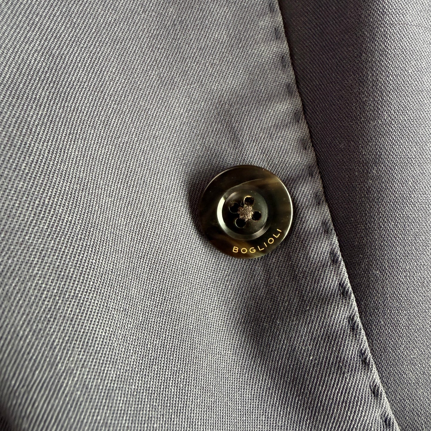 Boglioli (52 IT) Wool Hopsack Unstructured Slate Blue K Jacket