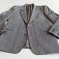 Valentino Uomo (44L) Wool Silk Herringbone Unvented Two Button Sport Coat