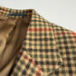 Ralph Lauren Purple Label (42R) Cashmere Flannel Full-Canvas Houndstooth Check Sport Coat