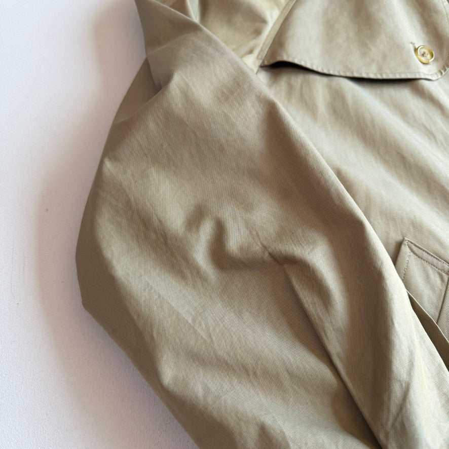 VNTG Burberry (54 / XL) Cotton Gabardine Zip Harrington Jacket