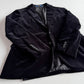 Polo Ralph Lauren (40R) Black Velvet Velour 100% Cotton Sport Coat