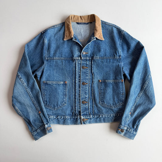 VNTG Polo Ralph Lauren (L) 80s Western Denim Side-Tab Trucker Jacket