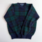 VNTG Polo Ralph Lauren (M) Black Watch Wool Knit Sweater