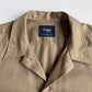 Drake's London (M) Olive/Khaki Twill Cotton Iridescent Over Shirt