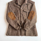 VNTG Polo Ralph Lauren (XL) Norfolk Wool Tweed Belted Melange Jacket Coat