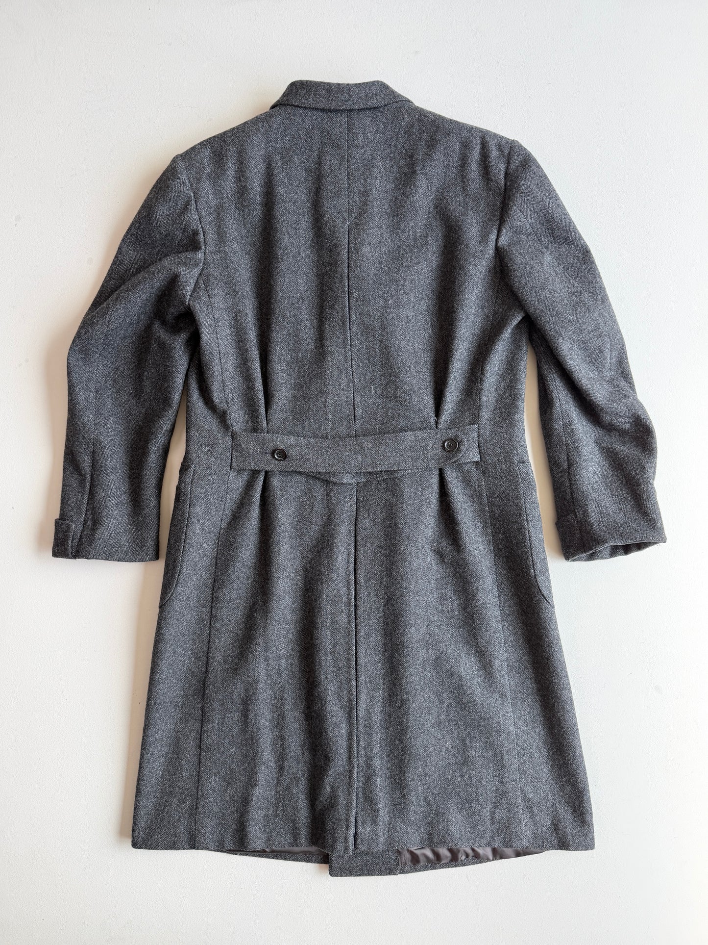 No Man Walks Alone x Sartoria Carrara (42 /52) Fox Bro Wool Double Breast Coat