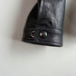 Belstaff (42 / 52IT) Nappa Lamb Leather Raceway Motorcycle Black Jacket