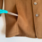 Ermenegildo Zegna (48IT / S) 100% Cashmere Tawny/Burnt Orange Flannel Car Coat