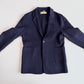 Burberry (2XL, Fits like 44L) Camel Hair Unstructured Navy Blue Sports Coat