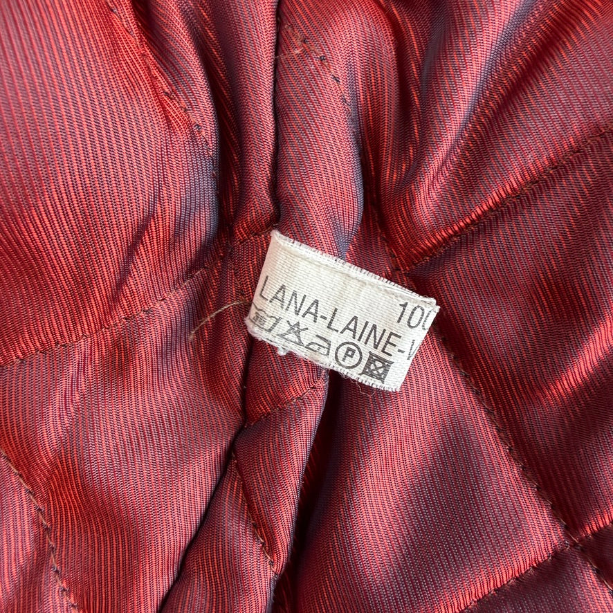 Paul Stuart (52IT / L) Plaid Wool Quilt Lined Hunting Chore Coat