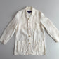 Ralph Lauren Purple Label (M) 100% Linen Ivory Cream Chore Coat Jacket