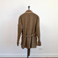 Polo Ralph Lauren (42L) Wool Tweed Olive Overcheck Field Belted Sport Jacket Coat