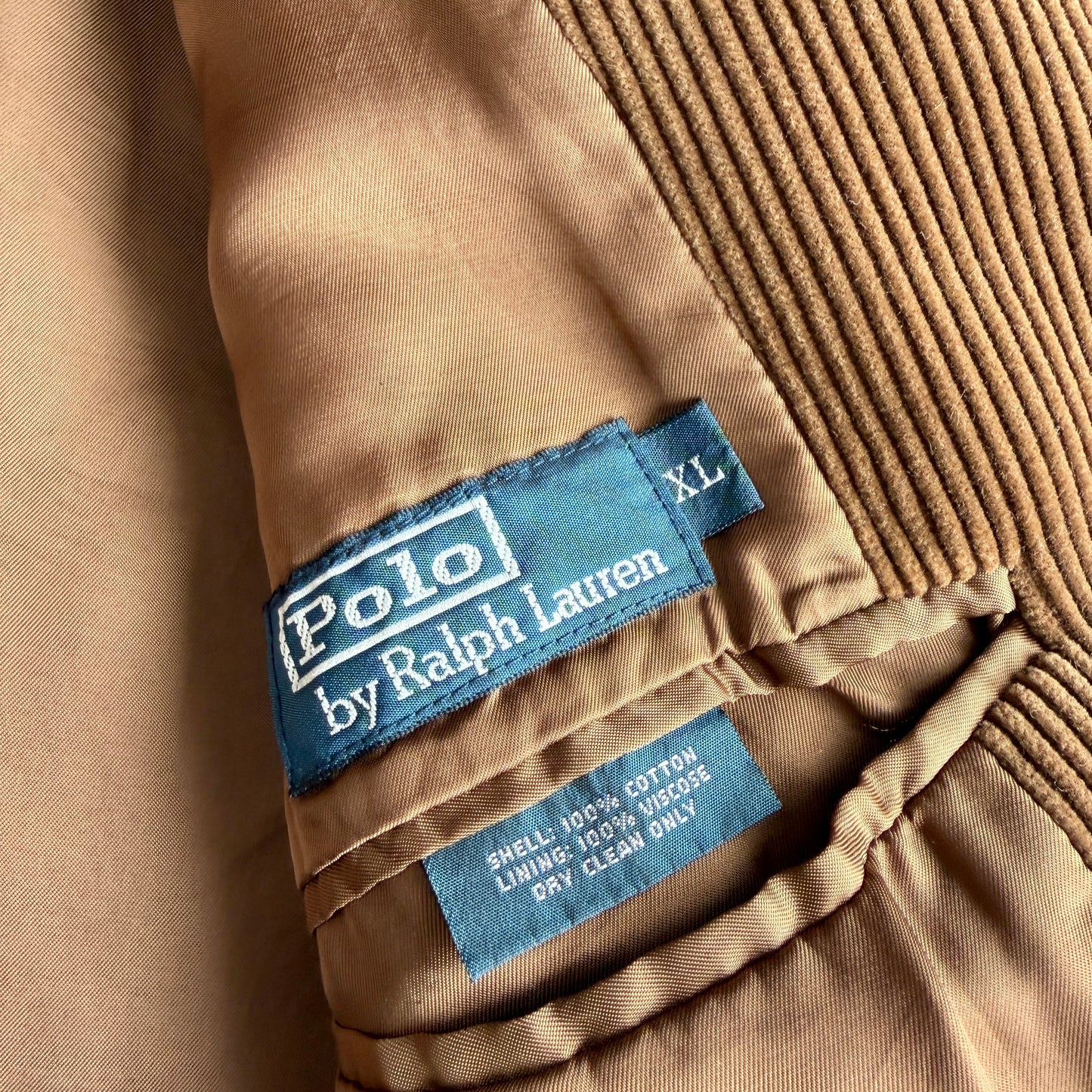 Polo Ralph Lauren (XL) Corduroy Patch Pocket Brown Sports Jacket