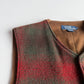 VTNG Polo Ralph Lauren (L) Wool Shadow Plaid 4 Pocket Vest