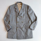 Brunello Cucinelli (50) Sport-Coat Style Brushed Wool Cashmere Zip Peacoat